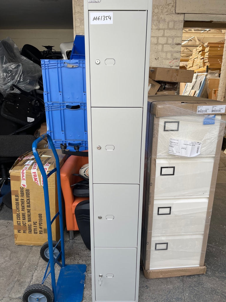 Grey 4 Door Locker 457mm