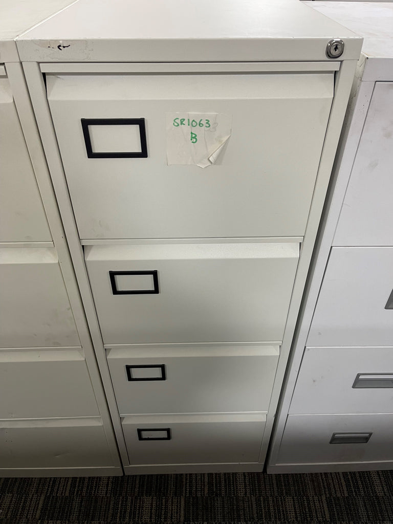 Bisley Chalk 4 Drawer Filing Cabinet