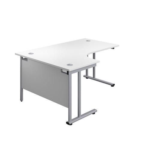 Twin Upright Right Hand Radial Desk